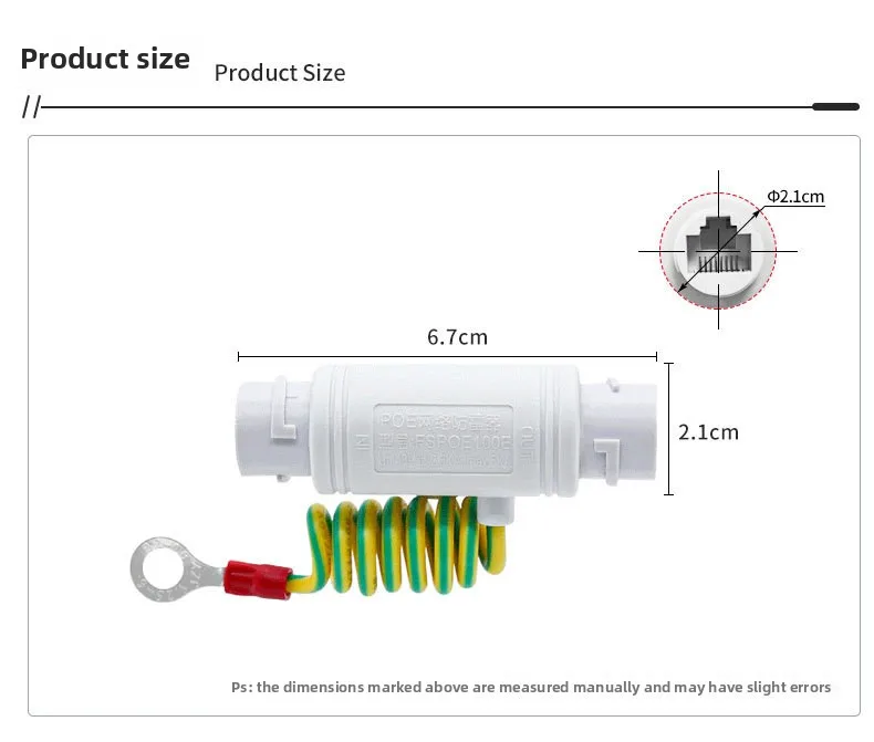 1000M POE Gigabit Network Lightning Arrester 12V To 57V CCTV Security AP Signal RJ45 Outdoor Waterproof Thunder Surge Protector
1000M POE Gigabit Network Lightning Arrester 12V To 57V CCTV Security AP Signal RJ45 Outdoor Waterproof Thunder Surge Protector