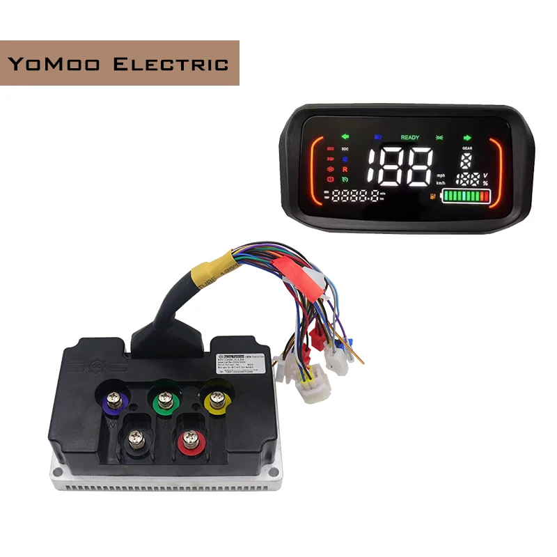 Fardriver ND84450 48V-84V DC 180A Phase 450A For 3KW-5KW Motor BLDC Sine Wave Motor Controller With N7 ONE-LIN Display
Fardriver ND84450 48V-84V DC 180A Phase 450A For 3KW-5KW Motor BLDC Sine Wave Motor Controller With N7 ONE-LIN Display