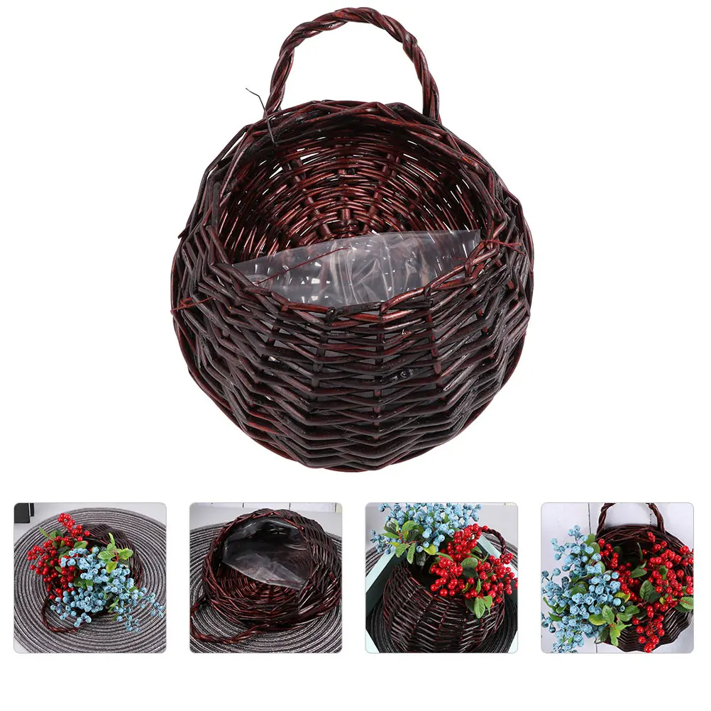 2pcs Woven Flower Pot Hanging Basket Durable Wicker Plant Hanger Balcony Succulent Storage Garden Decor Planter
2pcs Woven Flower Pot Hanging Basket Durable Wicker Plant Hanger Balcony Succulent Storage Garden Decor Planter