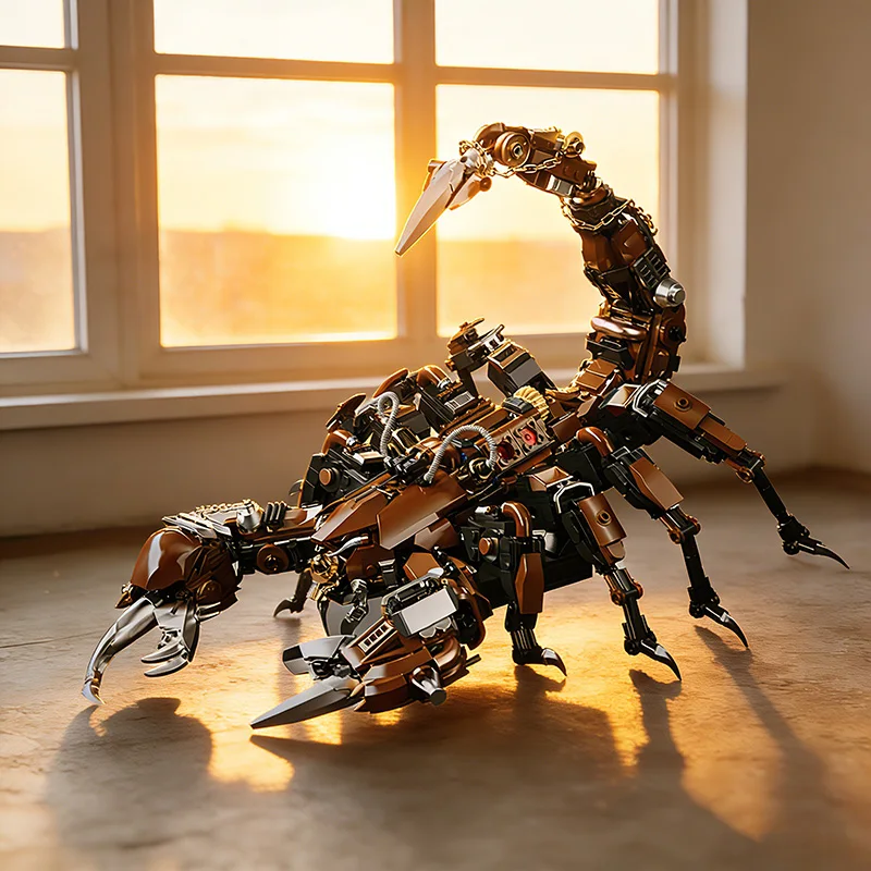 Punk Mechanical Scorpion Building Blocks, Precision Movable Assembly Toys, Handmade DIY Creative Gifts, High-Difficulty Mechanical Scorpion Building Blocks with Fully Movable Joints, Perfect for Adding Ambiance to Your
Punk Mechanical Scorpion Building Blocks, Precision Movable Assembly Toys, Handmade DIY Creative Gifts, High-Difficulty Mechanical Scorpion Building Blocks with Fully Movable Joints, Perfect for Adding Ambiance to Your