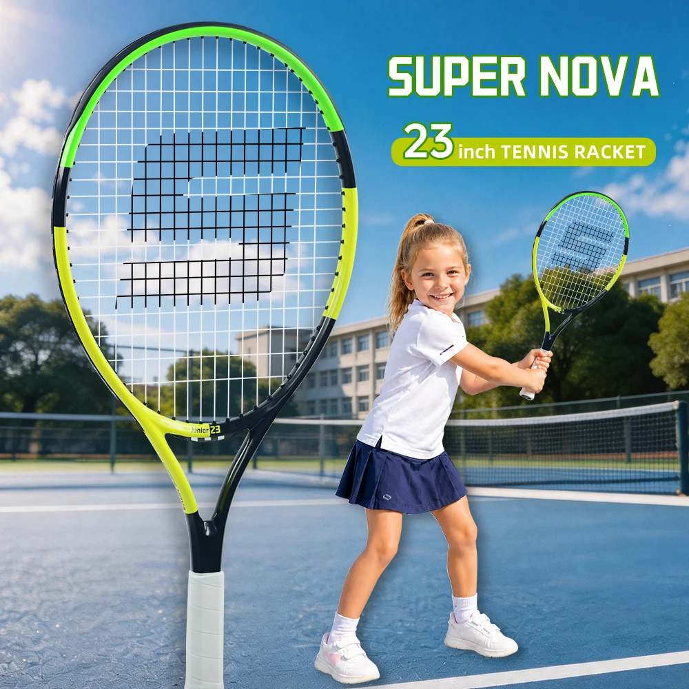 Cartoon Tennis Rackets, Lightweight Durable Carbon Fibre Tennis Racket, 19/21/23/25 Inch, Installed Grip Tape & Already Threaded
Cartoon Tennis Rackets, Lightweight Durable Carbon Fibre Tennis Racket, 19/21/23/25 Inch, Installed Grip Tape & Already Threaded