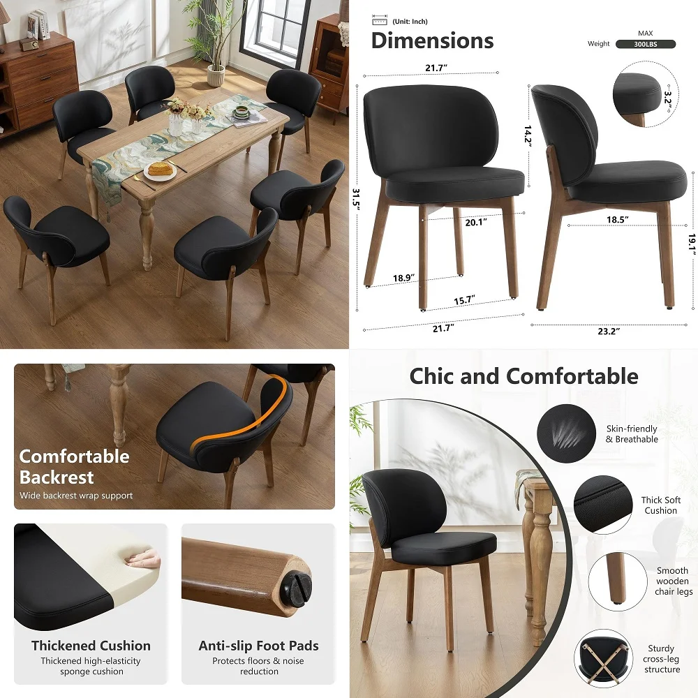 Modern Bar Stools Set of 4, 26 Upholstered Counter Height Bar Stools w Tilt Backrest, Rubber Wood Frame, Comfy Footrest, Armles
Modern Bar Stools Set of 4, 26 Upholstered Counter Height Bar Stools w Tilt Backrest, Rubber Wood Frame, Comfy Footrest, Armles