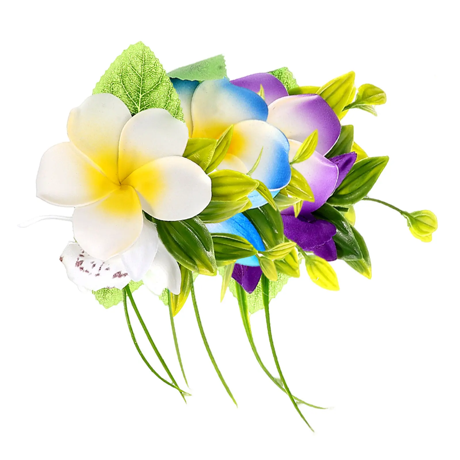 3Pcs Hawaiian Plumeria Hair Clips Lifelike Simulated Flower Hairpins Tropical Beach Vacation Boho Hair Accessories for Women
3Pcs Hawaiian Plumeria Hair Clips Lifelike Simulated Flower Hairpins Tropical Beach Vacation Boho Hair Accessories for Women