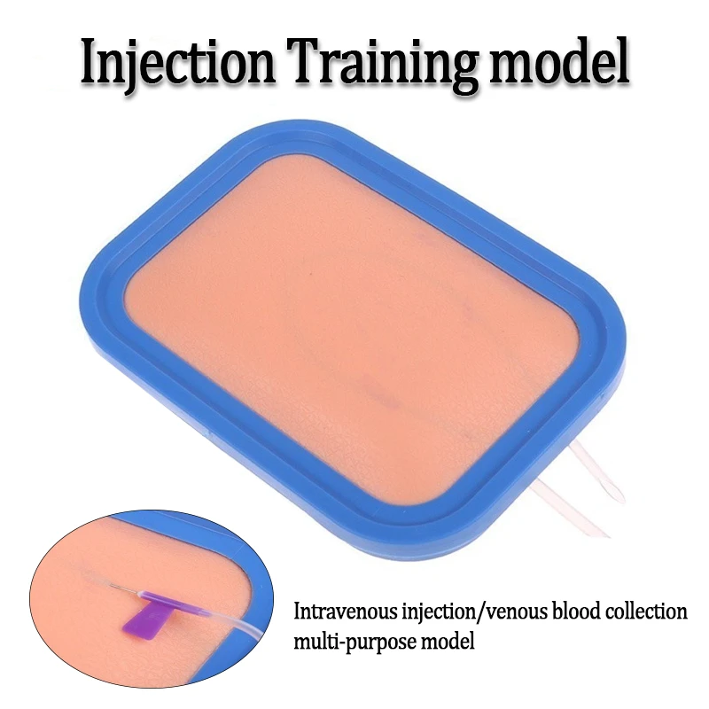 Venipuncture Injection Silicone Training Pad simulation Human Body Intravenous Injection Blood Drawing Pad
Venipuncture Injection Silicone Training Pad simulation Human Body Intravenous Injection Blood Drawing Pad