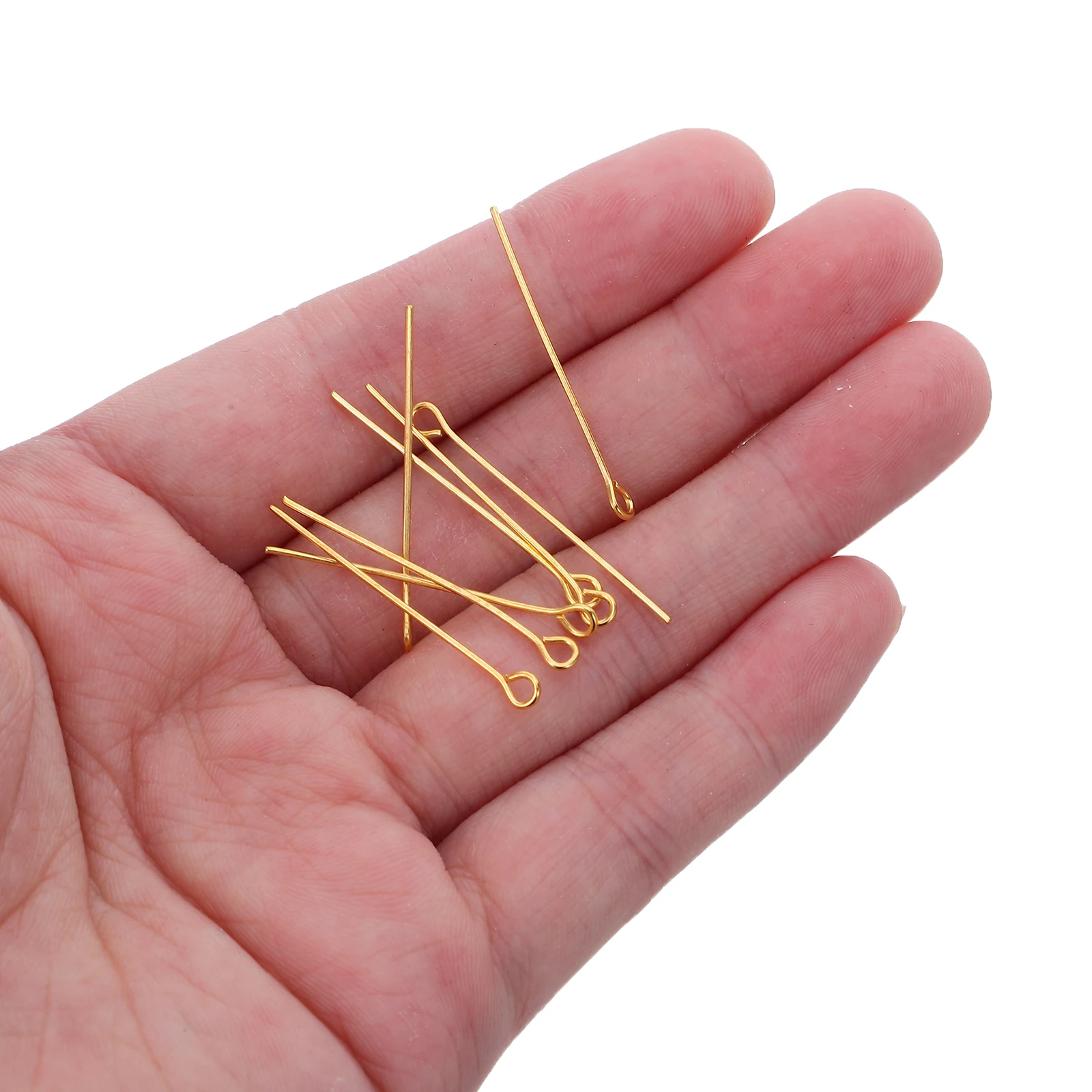 1200pcs Flat Head Eye Pins For Diy Jewelry Making, Stainless Steel Craft Accessories For Earrings Bracelets Necklaces
1200pcs Flat Head Eye Pins For Diy Jewelry Making, Stainless Steel Craft Accessories For Earrings Bracelets Necklaces