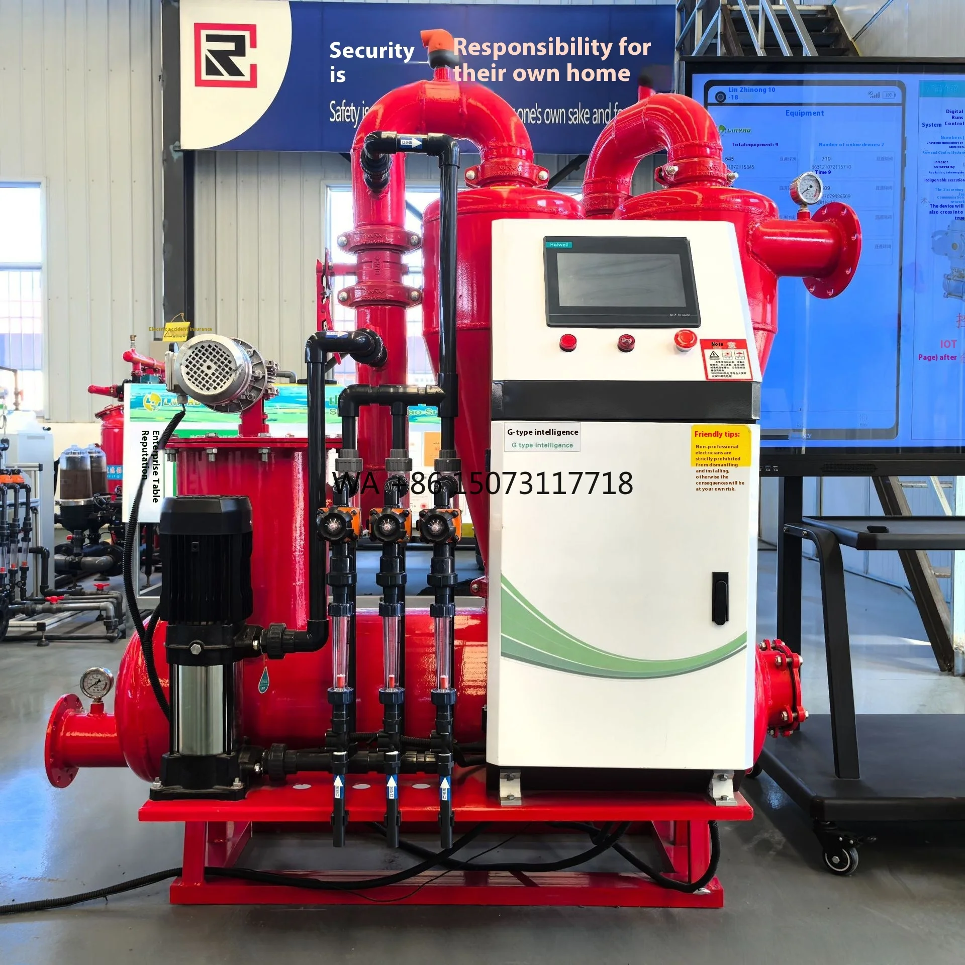 High-Standard Intelligent Water Fertilizer Integrated Machine Remote Control Automatic Drip Irrigation Fertilizer Applicator for
High-Standard Intelligent Water Fertilizer Integrated Machine Remote Control Automatic Drip Irrigation Fertilizer Applicator for