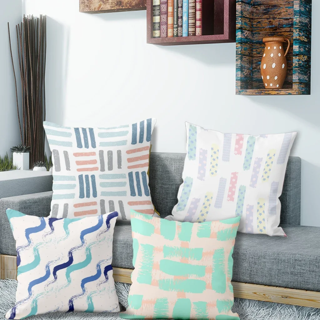 4pc Colorful Patterns on Pillow CoversSuitable for sofa car bedroom decorative cushion cover pillow cover
4pc Colorful Patterns on Pillow CoversSuitable for sofa car bedroom decorative cushion cover pillow cover