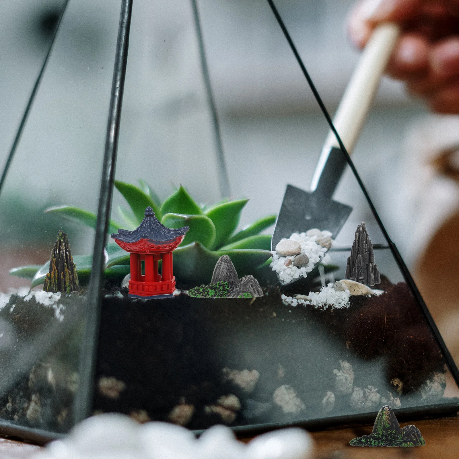 1 set Mountain Water Pavilion Bridge Ornaments Resin Planter Decor Miniatures Statues for Garden Table House Landscaping
1 set Mountain Water Pavilion Bridge Ornaments Resin Planter Decor Miniatures Statues for Garden Table House Landscaping
