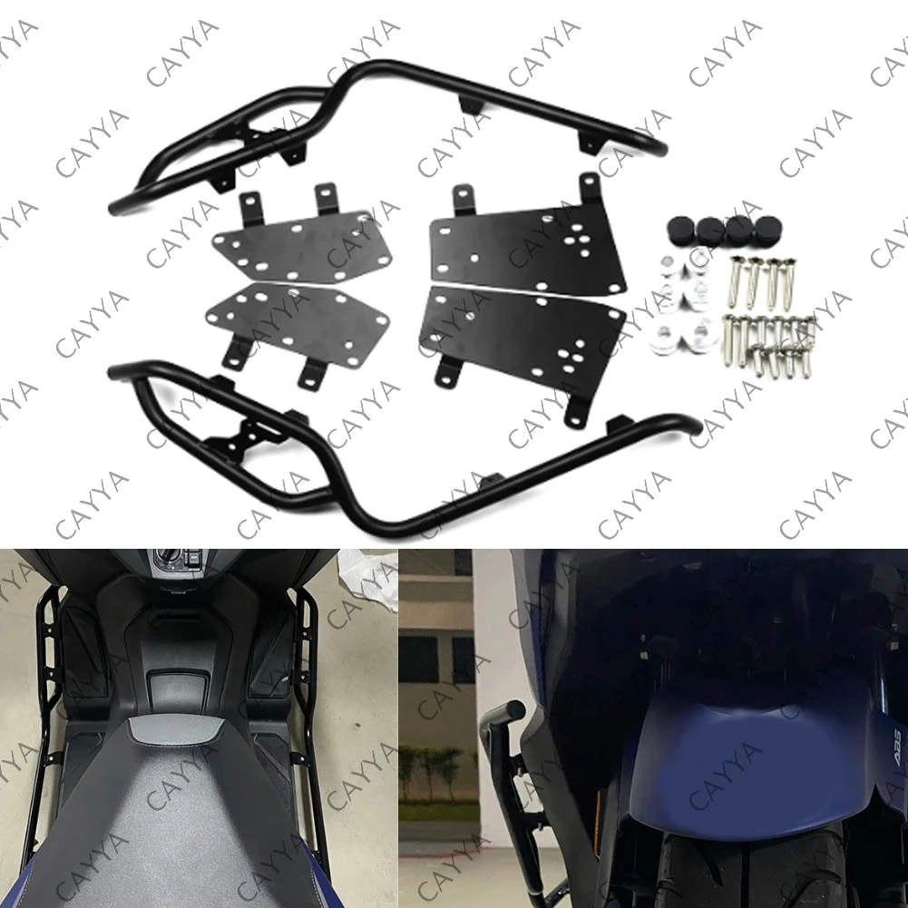 Мотоциклетная защита бампера Enigne Guard с комплектами для YAMAHA XMAX 300 XMAX 300 2021-2022, стальной черный
Мотоциклетная защита бампера Enigne Guard с комплектами для YAMAHA XMAX 300 XMAX 300 2021-2022, стальной черный