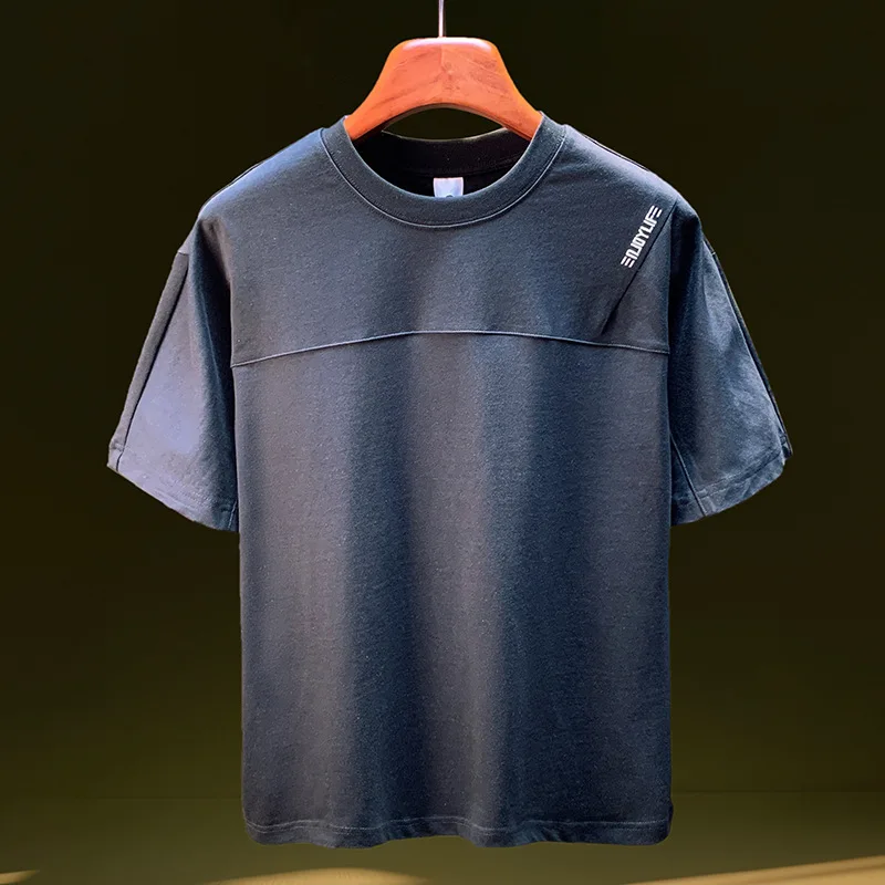 Summer short sleeved T-shirt for men, 2025 round neck loose, simple, fashionable, breathable, casual and versatile shirt
Summer short sleeved T-shirt for men, 2025 round neck loose, simple, fashionable, breathable, casual and versatile shirt