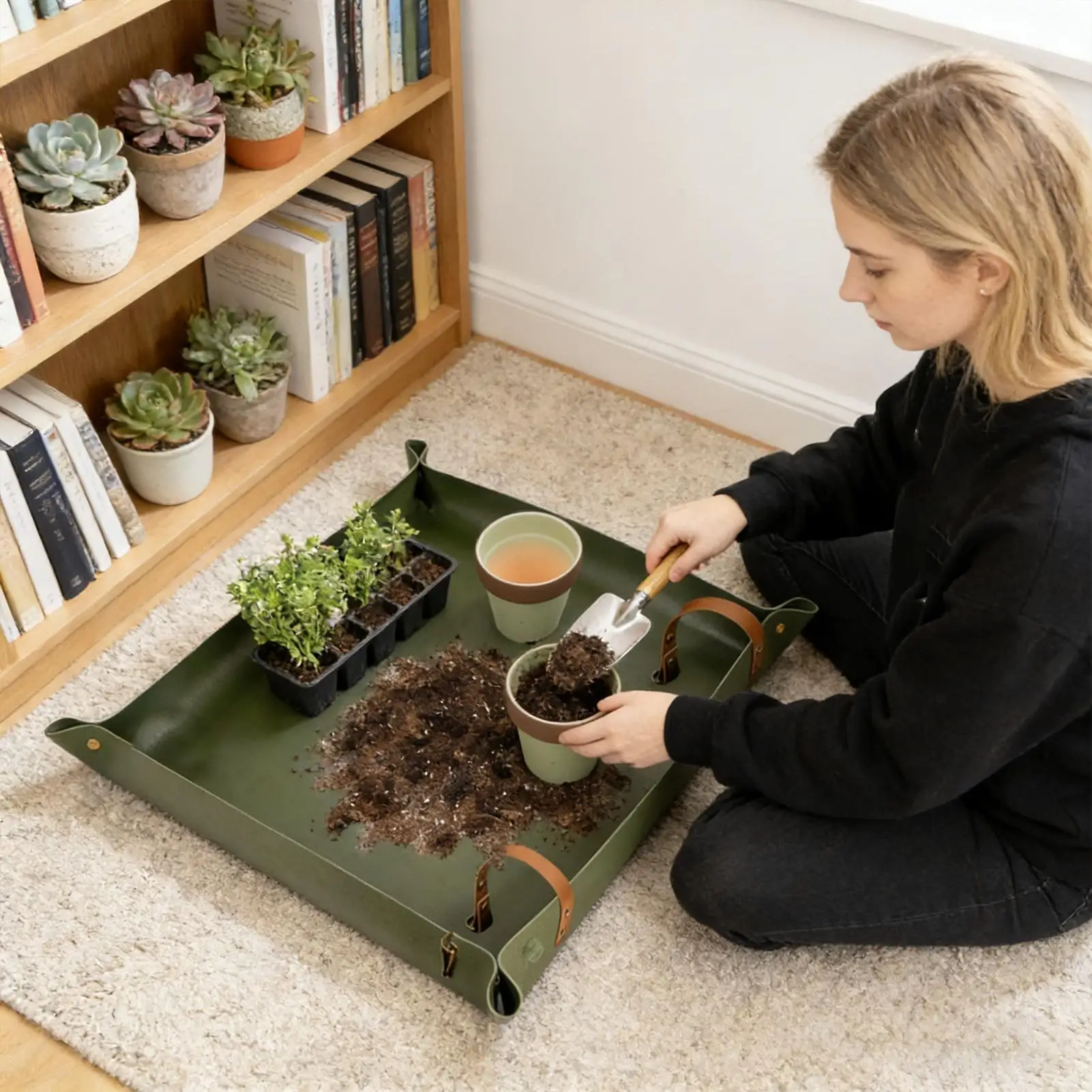 Коврик для репок растений 26x26 дюймов, водонепроницаемый складной поднос, коврик для репок растений, садовый поднос для гидропоники, орехов, внесения удобрений
Коврик для репок растений 26x26 дюймов, водонепроницаемый складной поднос, коврик для репок растений, садовый поднос для гидропоники, орехов, внесения удобрений