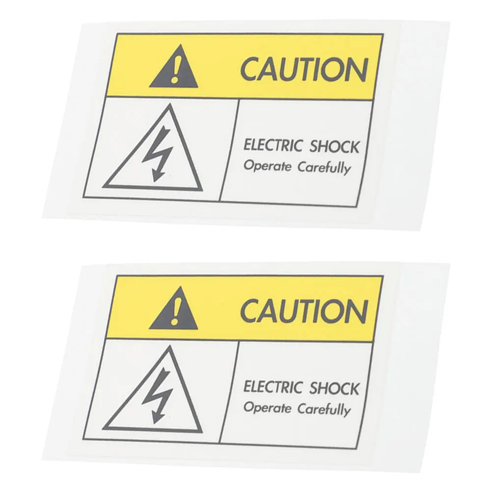 2 pcs Electric Shock Warning Sign Stickers Material Safety Labels Caution Decals For Industrial Equipment Warehouse
2 pcs Electric Shock Warning Sign Stickers Material Safety Labels Caution Decals For Industrial Equipment Warehouse