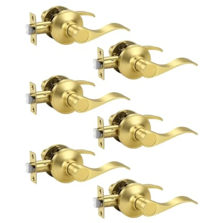 Door Knob Interior Passage Handle for Hallway Closet Wave Style, Interior Door Handle Without Lock
Door Knob Interior Passage Handle for Hallway Closet Wave Style, Interior Door Handle Without Lock