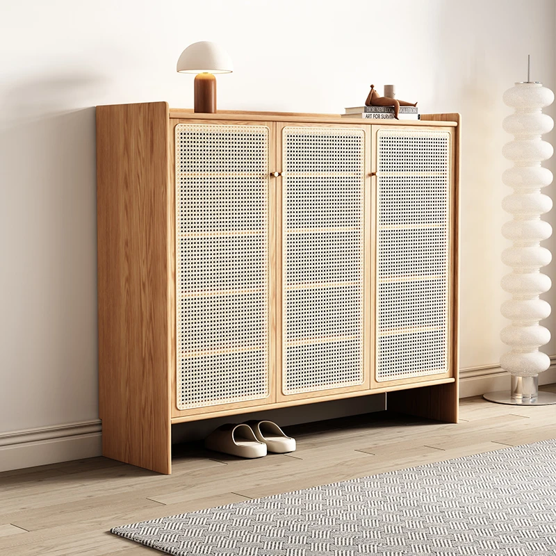 Retro solid wood rattan shoe cabinet medieval wabi-**** wind entry foyer entrance cabinet black large-capacity storage cabinet
Retro solid wood rattan shoe cabinet medieval wabi-**** wind entry foyer entrance cabinet black large-capacity storage cabinet