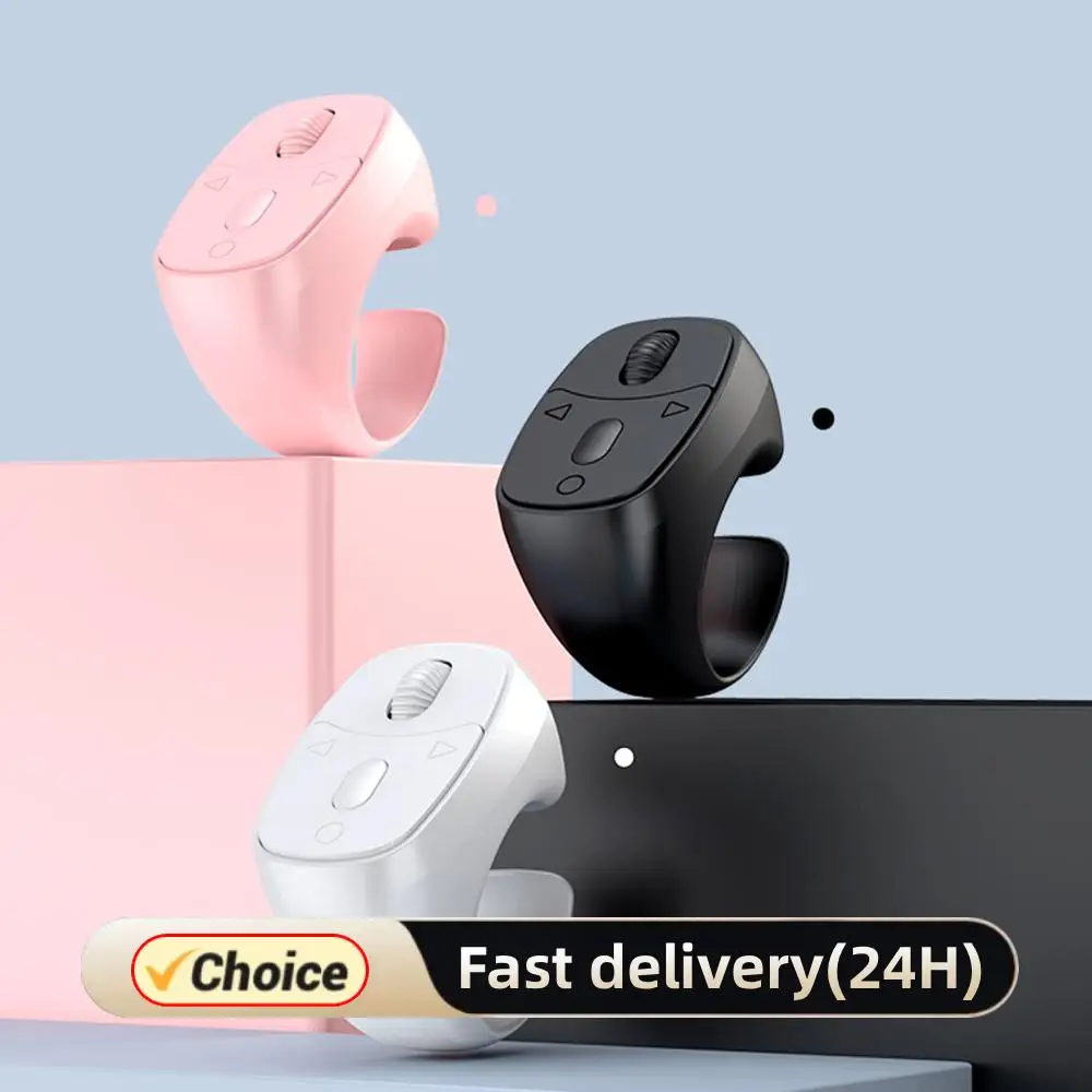 Bluetooth-Compatible 5.3 Remote Control Mouse Video Flipping And Browsing Fingertip Remote Control Page Turner for Smartphones
Bluetooth-Compatible 5.3 Remote Control Mouse Video Flipping And Browsing Fingertip Remote Control Page Turner for Smartphones