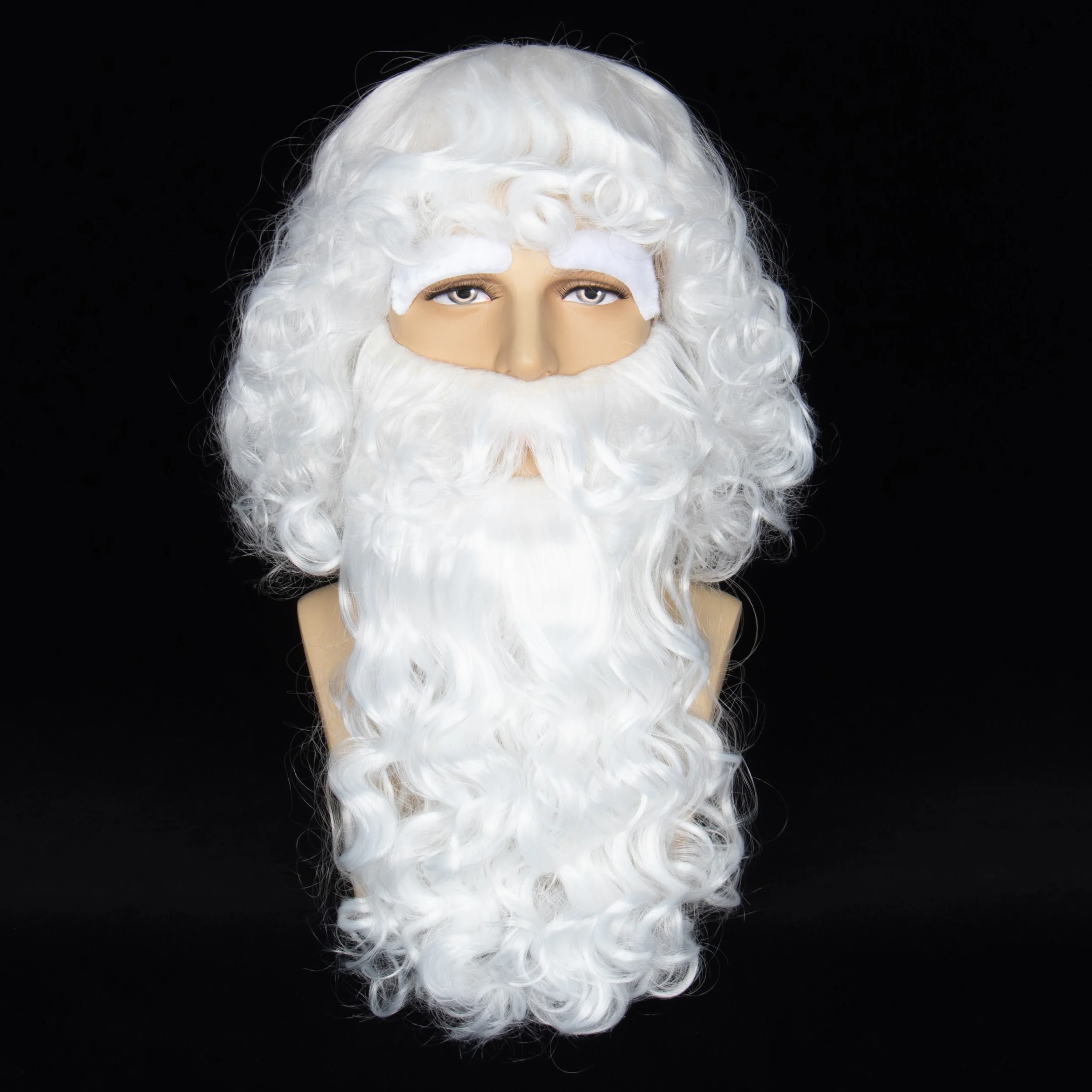 Miss U Hair Santa Claus Wig Father Christmas Cosplay Accessories White Curly Wig with Beard and Eyebrows Party Costume Wig Set
Miss U Hair Santa Claus Wig Father Christmas Cosplay Accessories White Curly Wig with Beard and Eyebrows Party Costume Wig Set