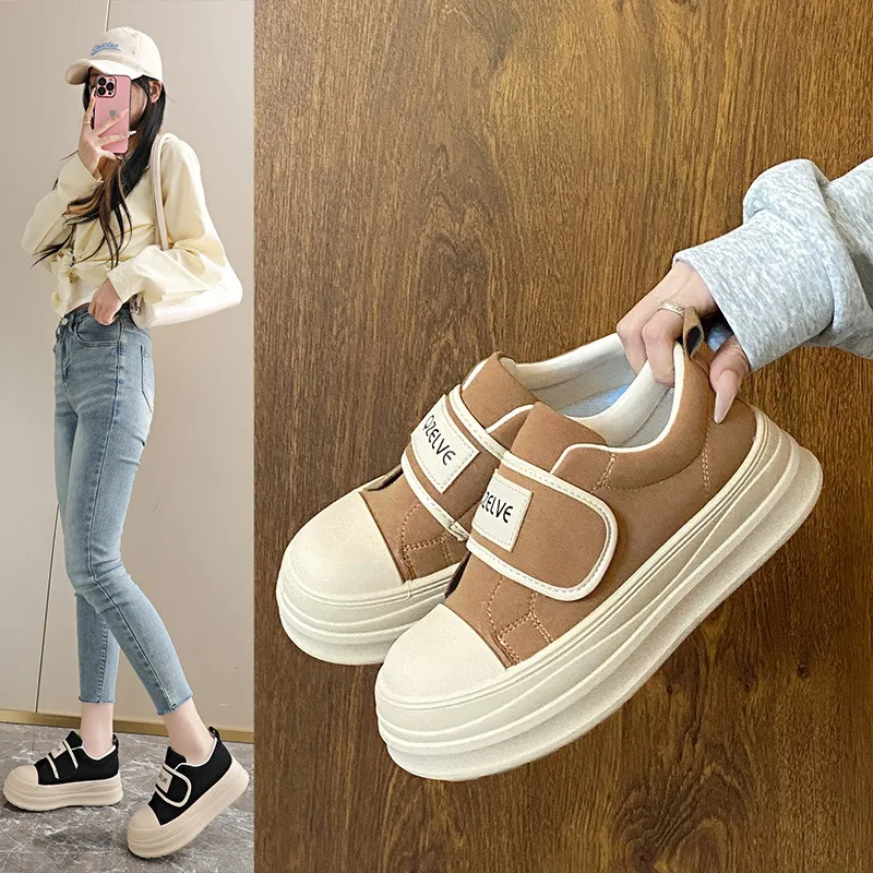 Women's Platform Chunky Hook & Loop Breathable Sneakers Comfortable Non Slip Casual Sport Shoes 2026 Spring New Arrival
Women's Platform Chunky Hook & Loop Breathable Sneakers Comfortable Non Slip Casual Sport Shoes 2026 Spring New Arrival
