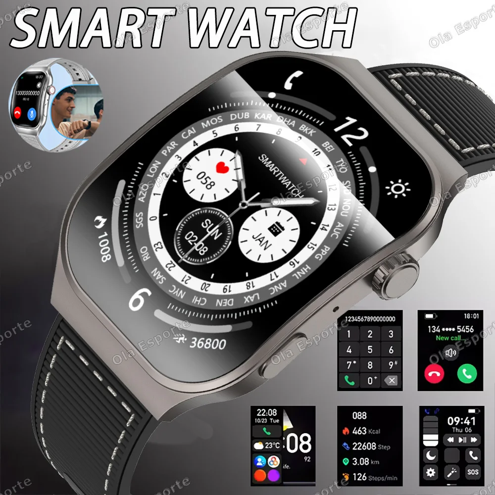 2026 New Bluetooth Call Smart Watch for Men 2.01" HD Curved Screen Sports Watch Health Monitoring Smart Watch for Android iOS
2026 New Bluetooth Call Smart Watch for Men 2.01" HD Curved Screen Sports Watch Health Monitoring Smart Watch for Android iOS