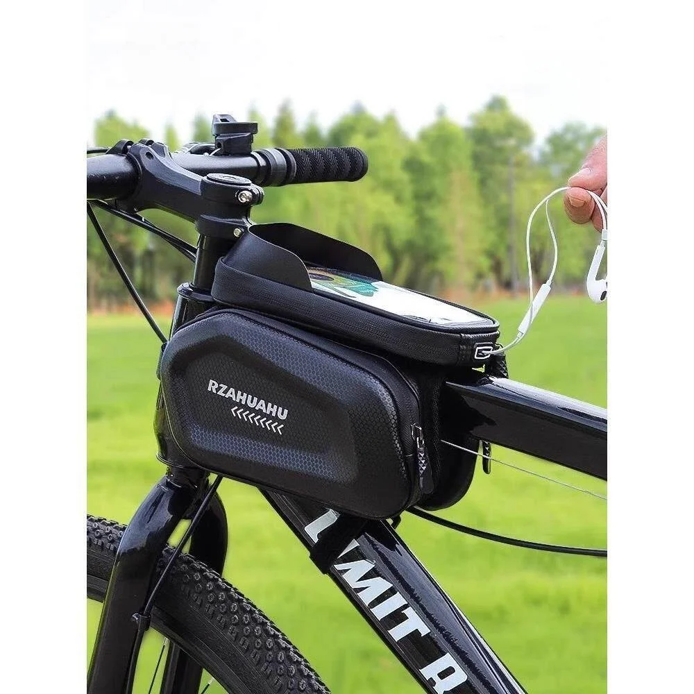 Waterproof Bicycle Bag Mountain Bike Front Fork Bag Mobile Phone Bag Hanging Saddle Bag Cycling Equipment Upper Tube Bag
Waterproof Bicycle Bag Mountain Bike Front Fork Bag Mobile Phone Bag Hanging Saddle Bag Cycling Equipment Upper Tube Bag