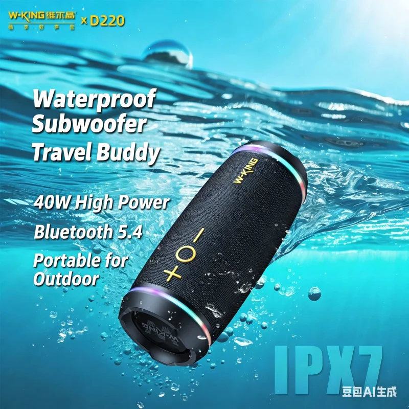 Outdoor Sports IPX7 Waterproof Bike Bluetooth Speakers TWS Pairing Stereo Bass Boombox W-King Portable Wireless Card Subwoofer
Outdoor Sports IPX7 Waterproof Bike Bluetooth Speakers TWS Pairing Stereo Bass Boombox W-King Portable Wireless Card Subwoofer