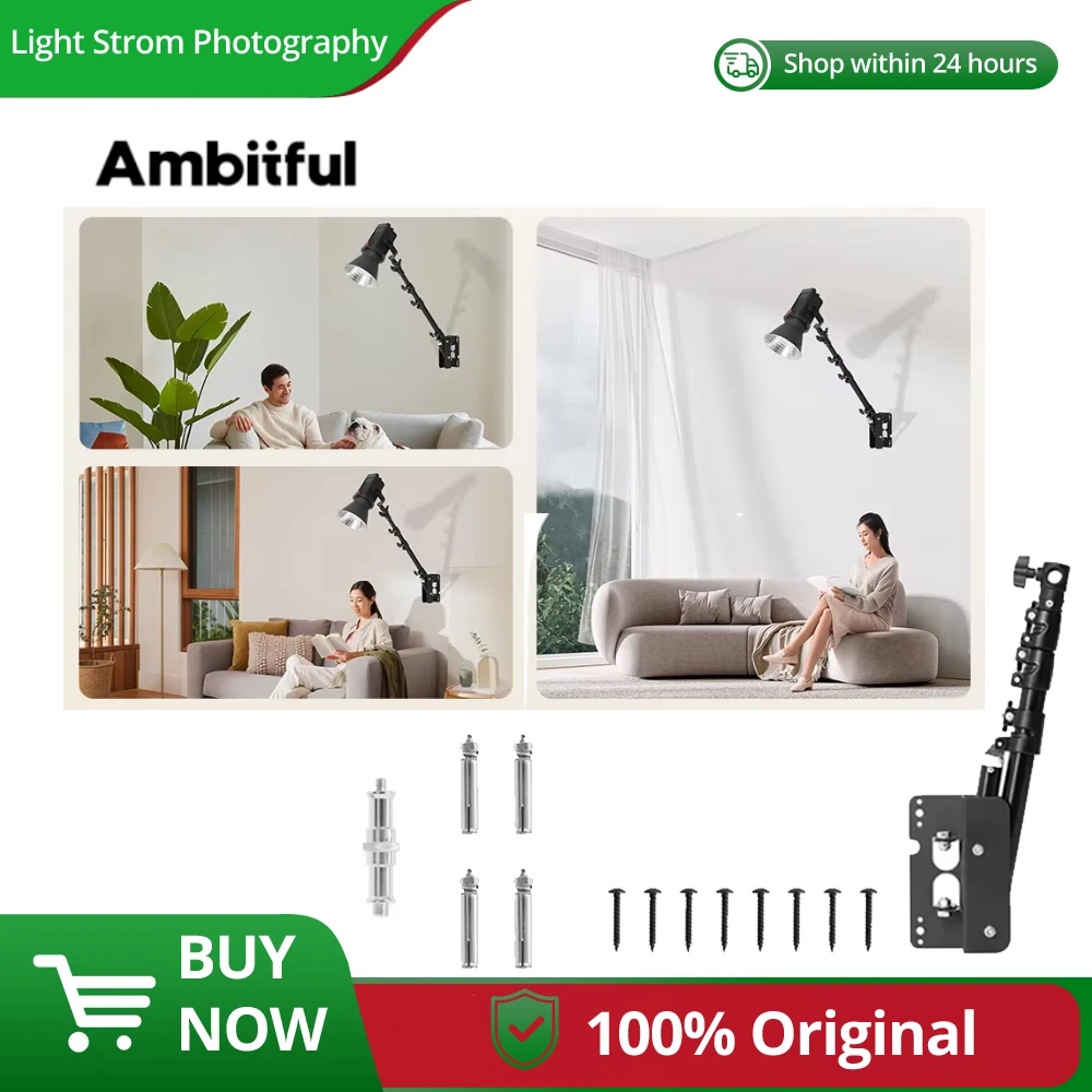 Ambitful mini WS-110 Photography Pendant Stand for Indoor Wall Mounted Lights Mini Flashes
Ambitful mini WS-110 Photography Pendant Stand for Indoor Wall Mounted Lights Mini Flashes