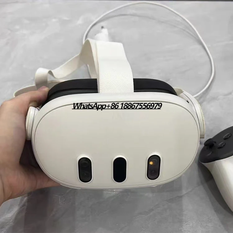New MetaQuest 3 All in One 3D VR Glasses with 128G/512G Memory Supports Refresh Rate up to 120hz and Has Super Performance
New MetaQuest 3 All in One 3D VR Glasses with 128G/512G Memory Supports Refresh Rate up to 120hz and Has Super Performance