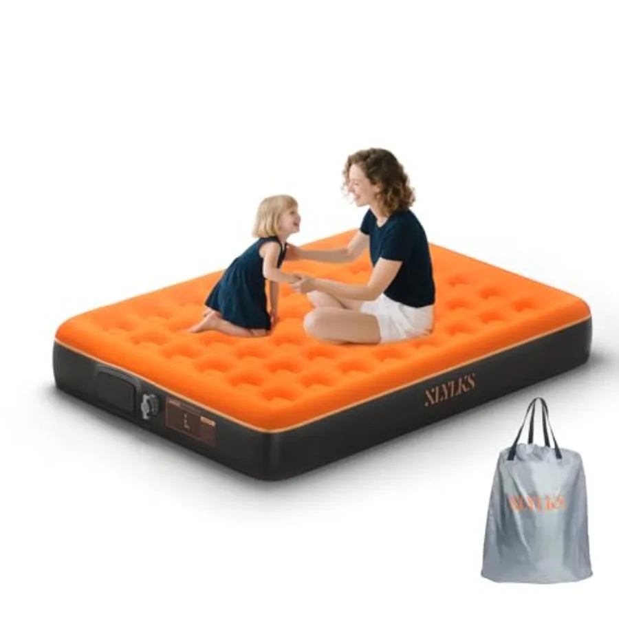 Queen Size Air Mattress with Integrated USB Rechargeable Pump for Adults 10Inch Thick Inflatable Bed Supports Up to 600 LBS Por
Queen Size Air Mattress with Integrated USB Rechargeable Pump for Adults 10Inch Thick Inflatable Bed Supports Up to 600 LBS Por