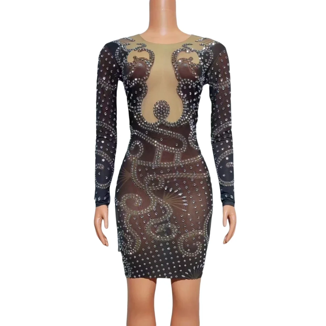 Elegant Short Dress For Women Stretch One Piece Stunning Dressy Singer Stage Wear Goddess Drag Queen Costume Night Club Party
Elegant Short Dress For Women Stretch One Piece Stunning Dressy Singer Stage Wear Goddess Drag Queen Costume Night Club Party