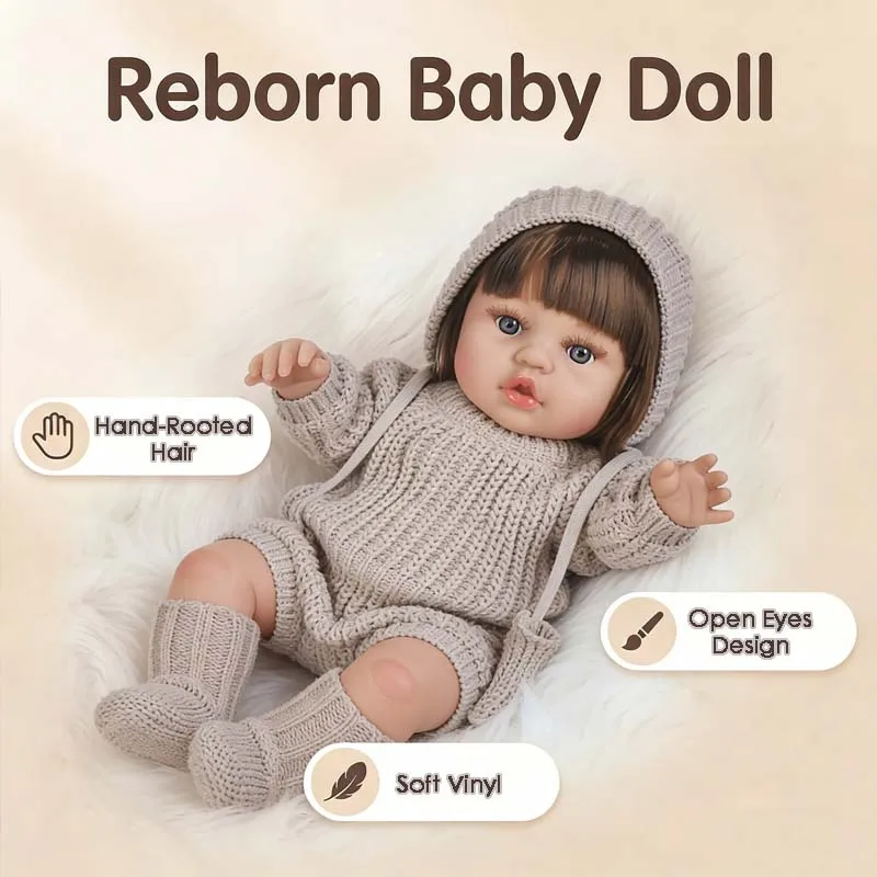 13.38nch Reborn Doll Lifelike Full Vinyl Doll Realistic For 34cm Cute Newborn Dolls Full Body Doll Toy For Adults Birthday Gifts
13.38nch Reborn Doll Lifelike Full Vinyl Doll Realistic For 34cm Cute Newborn Dolls Full Body Doll Toy For Adults Birthday Gifts