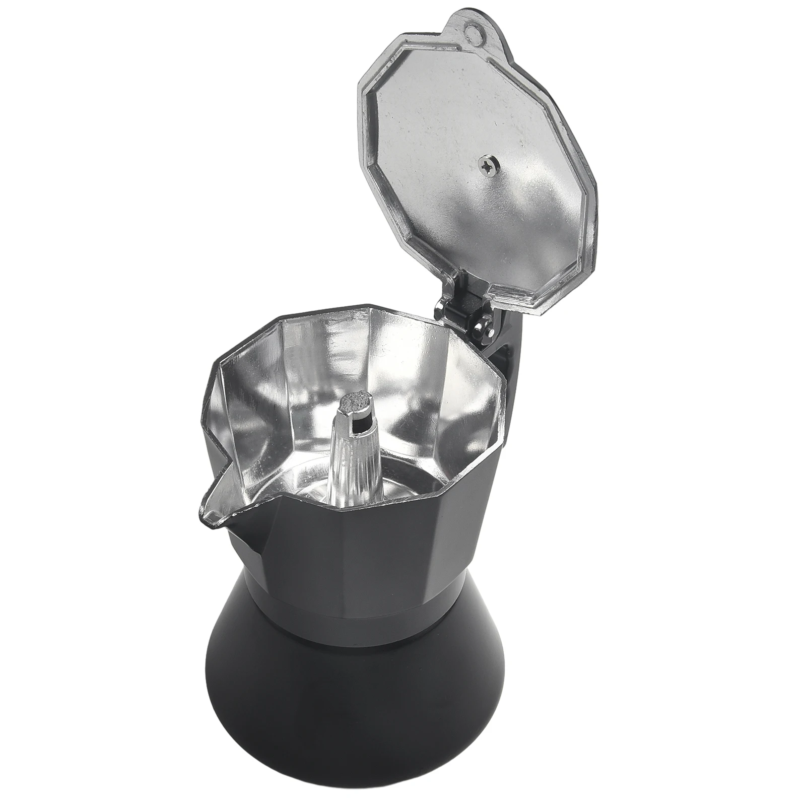 150/300ML Kettle Pot 1Pc 2 Size Black Coffee Maker Espresso Maker Moka Pot Portable Italian Style Darable European style
150/300ML Kettle Pot 1Pc 2 Size Black Coffee Maker Espresso Maker Moka Pot Portable Italian Style Darable European style