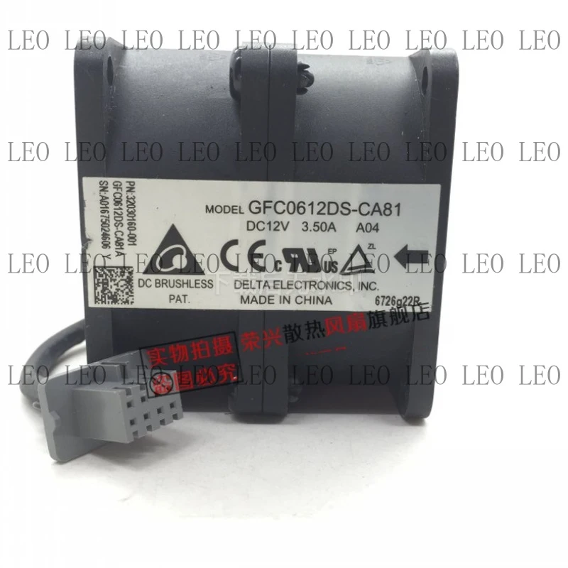 SS For Delta GFC0612DS-CA81 DC12V 3.50A 6056 6CM 32030160 Server Fan
SS For Delta GFC0612DS-CA81 DC12V 3.50A 6056 6CM 32030160 Server Fan