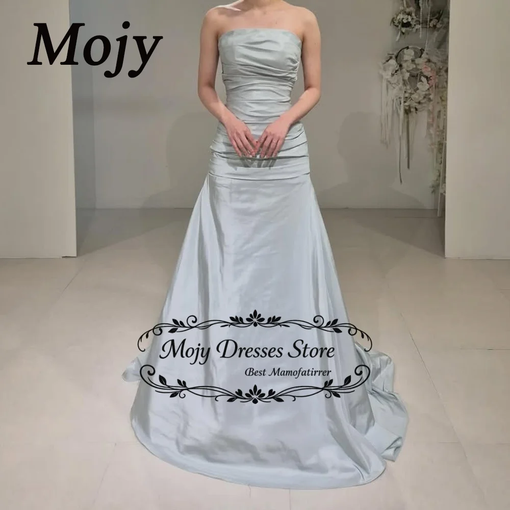Mojy 2026 Simple Mermaid Korea Wedding Party Engagement Dresses Strapless Bridal Gown Back Corset Customized
Mojy 2026 Simple Mermaid Korea Wedding Party Engagement Dresses Strapless Bridal Gown Back Corset Customized