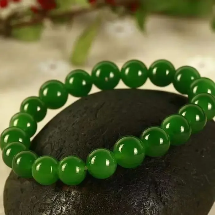 Mencheese Natural jasper bracelet and tian jade bracelet ice planting jade green bracelet for men and women
Mencheese Natural jasper bracelet and tian jade bracelet ice planting jade green bracelet for men and women