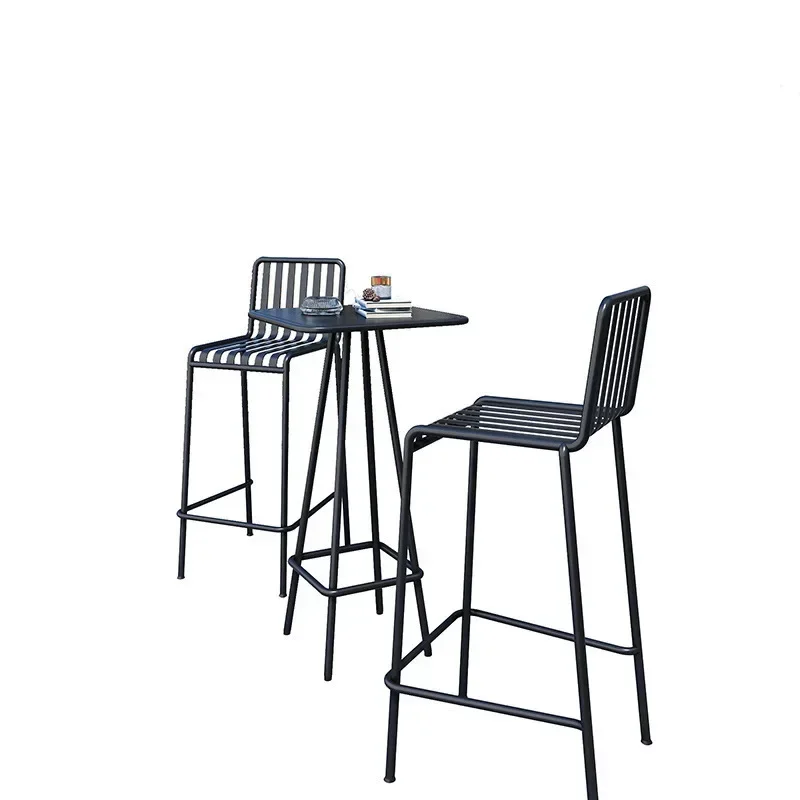 Outdoor wrought iron high table and chair courtyard garden terrace leisure backrest chair milk tea shop commercial outdoor high
Outdoor wrought iron high table and chair courtyard garden terrace leisure backrest chair milk tea shop commercial outdoor high