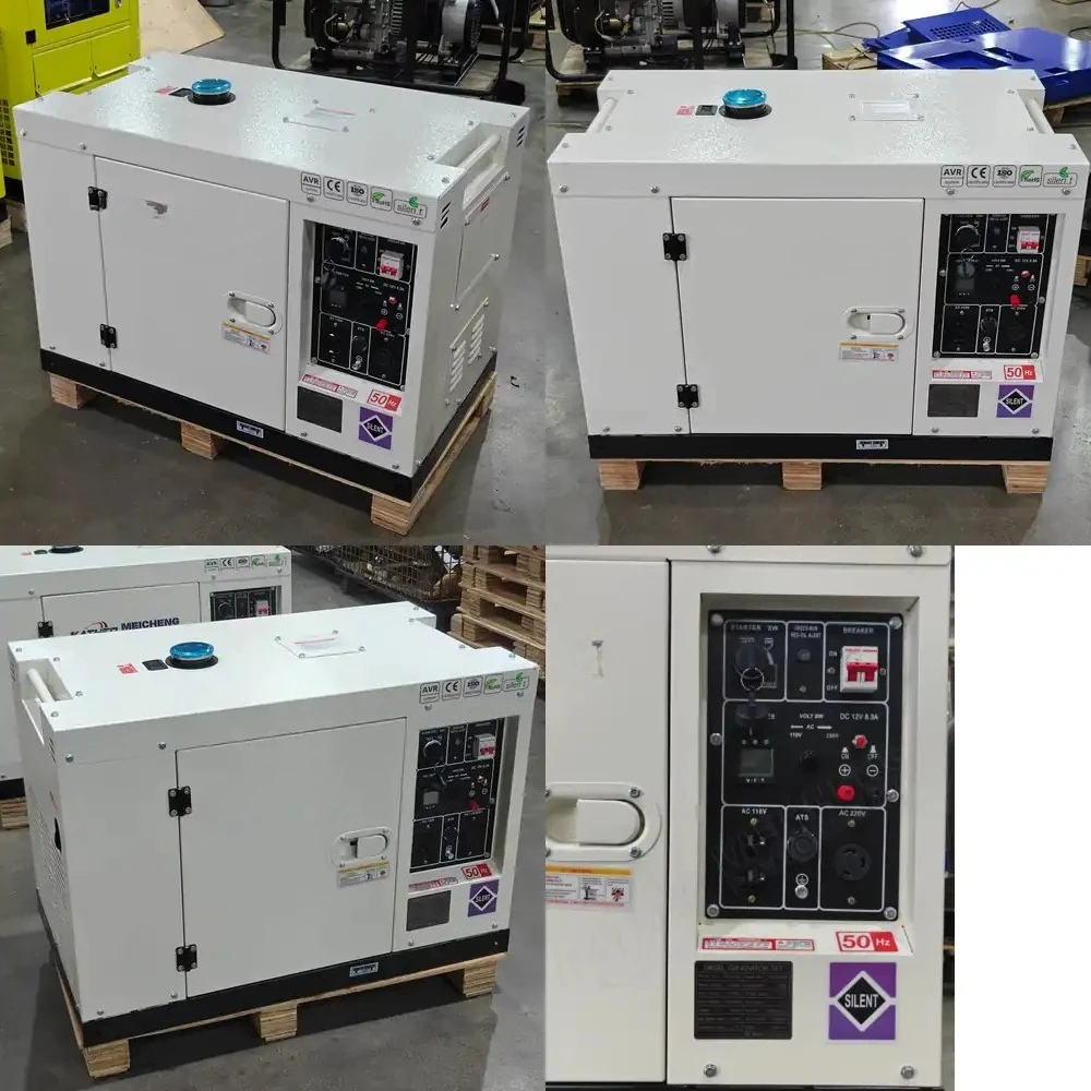 5KW 8KW 10KW 5kVA 8kVA 10kVA Silent Generators Set 50Hz 60Hz Generator Silent 1Phase 3Phase
5KW 8KW 10KW 5kVA 8kVA 10kVA Silent Generators Set 50Hz 60Hz Generator Silent 1Phase 3Phase