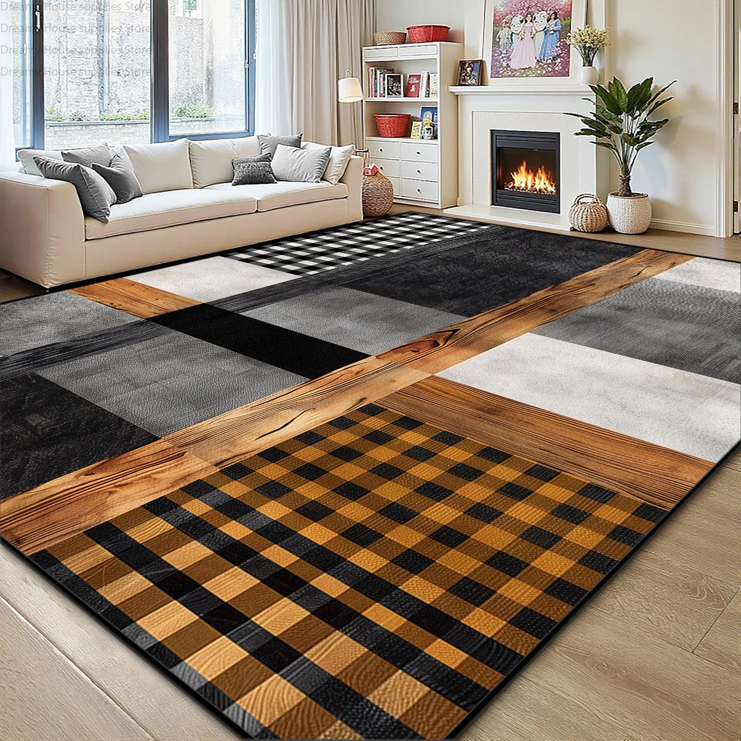 Modern Geometric Splice Large Living Room Carpet Home Decoration Washable Foldable Sofa Area Rugs Bedroom Dining Room Soft Mat
Modern Geometric Splice Large Living Room Carpet Home Decoration Washable Foldable Sofa Area Rugs Bedroom Dining Room Soft Mat