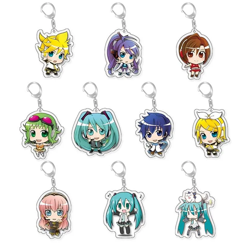 Hatsune Miku Vocal Anime Keychain Students Fan Gift Bag Charms Key Chain Pendant Exemplary Ornaments Animation Products Friends
Hatsune Miku Vocal Anime Keychain Students Fan Gift Bag Charms Key Chain Pendant Exemplary Ornaments Animation Products Friends