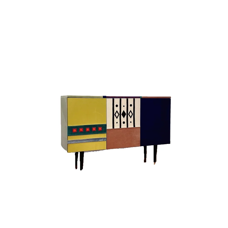 Modern simple dining side designer wine geometric shape living room entrance cabinet side cabinet
Modern simple dining side designer wine geometric shape living room entrance cabinet side cabinet
