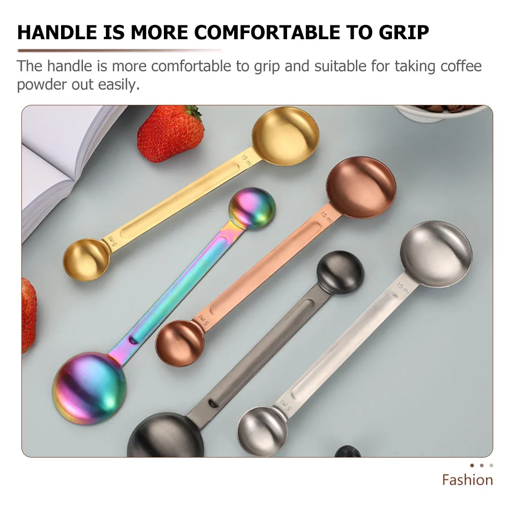 5pcs Measuring Spoons Stainless Steel Dual-Head Kitchen Tool For Coffee Powder Milk Powder Baking Soda Spices Syrups Cooking
5pcs Measuring Spoons Stainless Steel Dual-Head Kitchen Tool For Coffee Powder Milk Powder Baking Soda Spices Syrups Cooking
