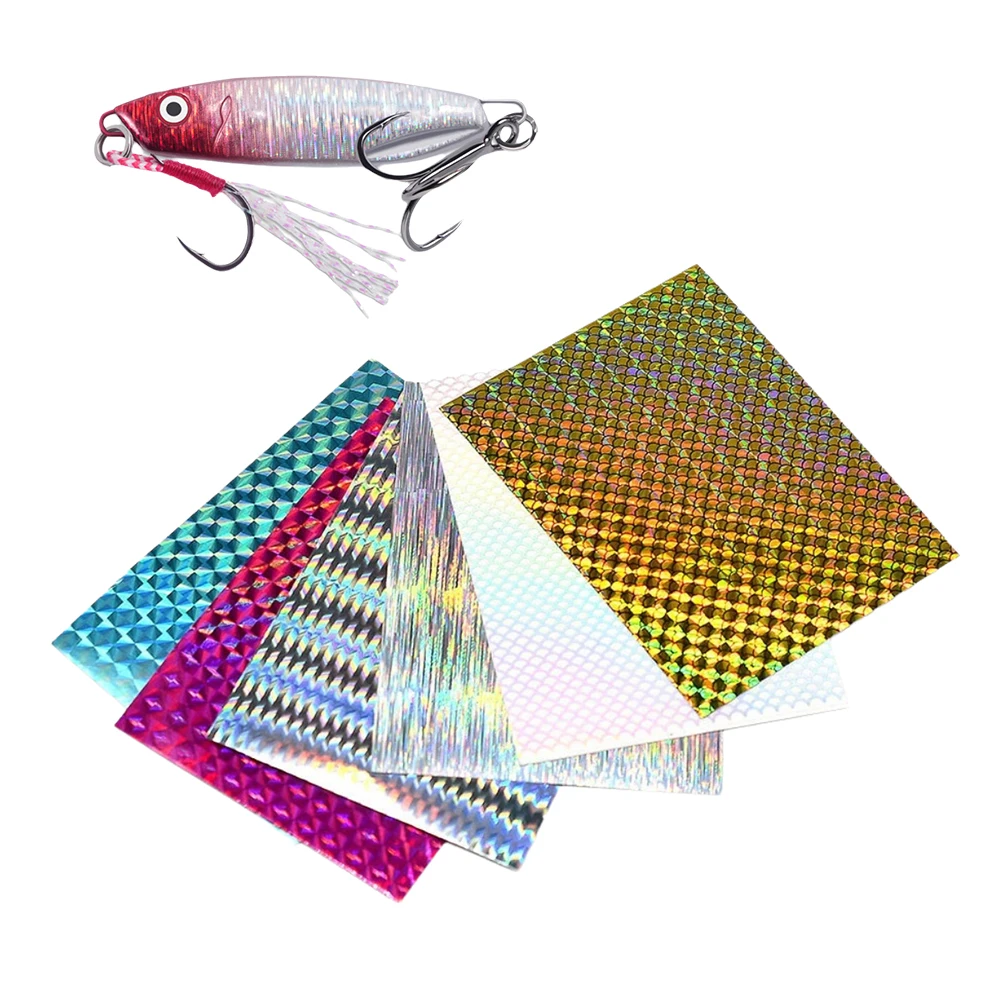 Waterproof Laser Sticker Fish Scale Fishing Lure Holographic Hologram Mixed Colored Stick Paper Film for Bait Jig Hard Lures
Waterproof Laser Sticker Fish Scale Fishing Lure Holographic Hologram Mixed Colored Stick Paper Film for Bait Jig Hard Lures