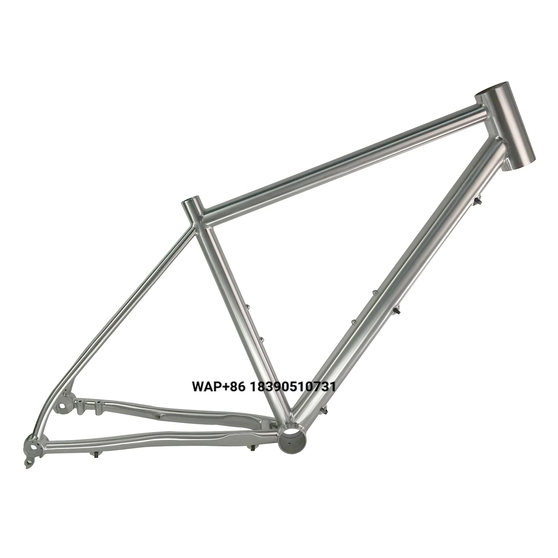 142*12 Thru Axle Fit 700C Titanium Gravel Road Bike Frame with Flat Disc Brake for Lefty Fork
142*12 Thru Axle Fit 700C Titanium Gravel Road Bike Frame with Flat Disc Brake for Lefty Fork