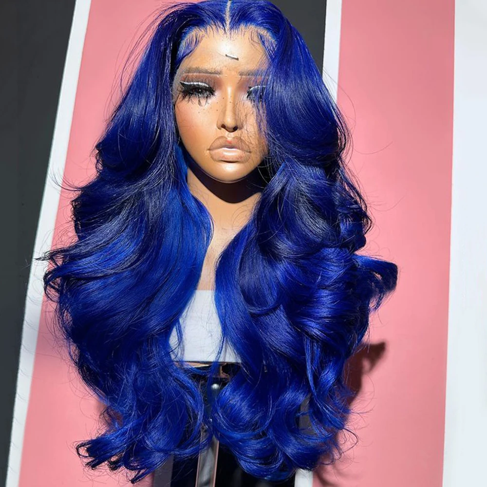 Blue Body Wave Human Hair Wigs 13x4 Lace Frontal Wig Human Hair 200 Density Brazilian Hair Pre Plucked For Black Women
Blue Body Wave Human Hair Wigs 13x4 Lace Frontal Wig Human Hair 200 Density Brazilian Hair Pre Plucked For Black Women