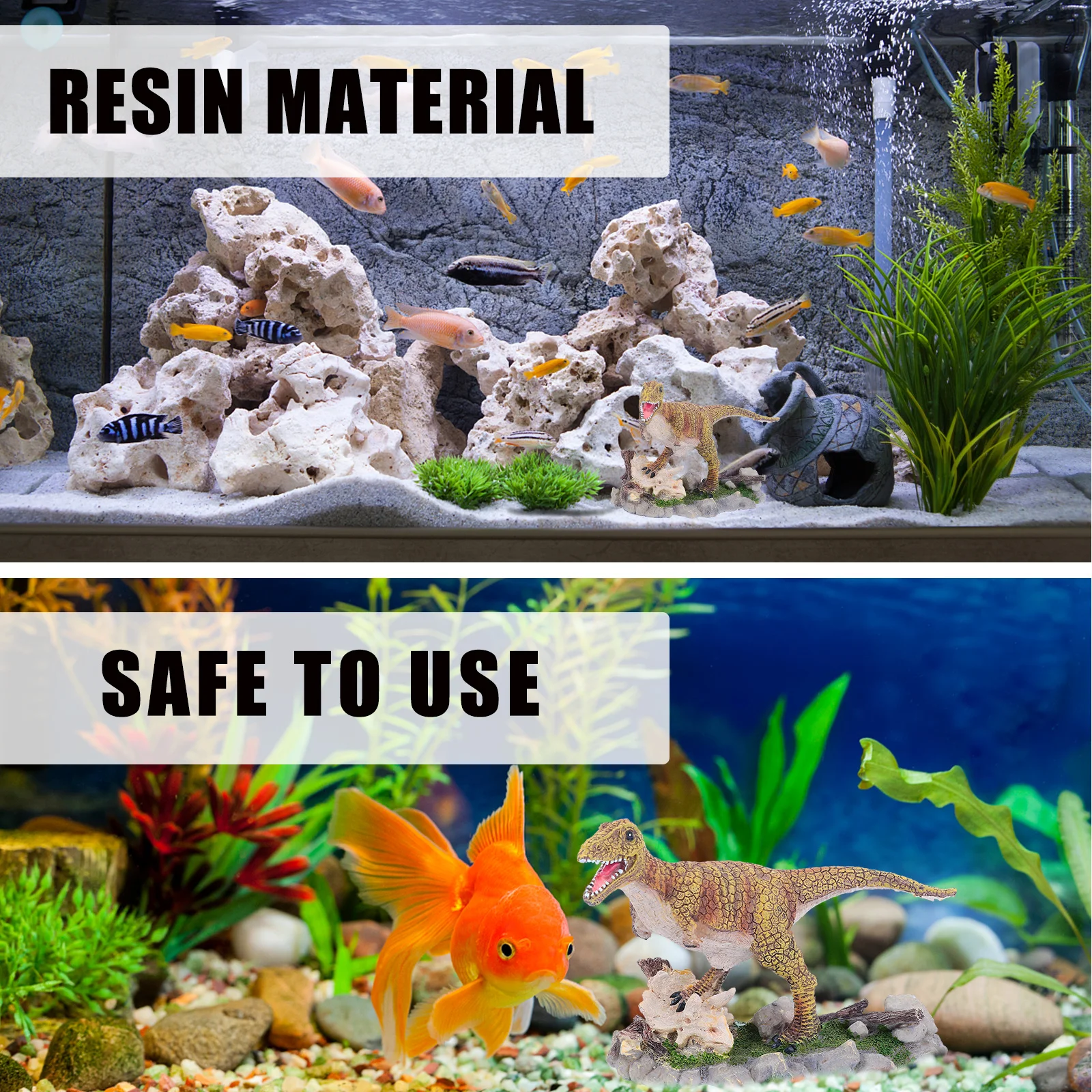 Simulation Artificial Dinosaur Resin Aquarium Ornament Durable Fake Dinosaur Reptile Cage Decoration Accessory
Simulation Artificial Dinosaur Resin Aquarium Ornament Durable Fake Dinosaur Reptile Cage Decoration Accessory