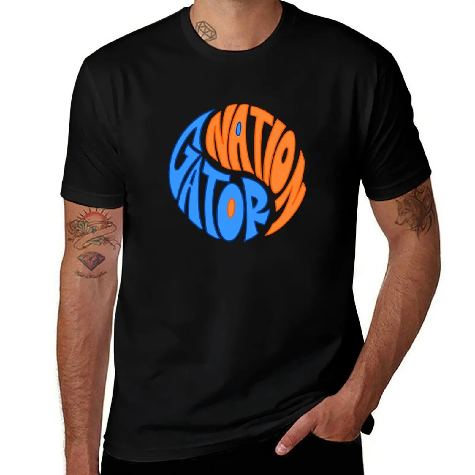 Gator Nation Yin Yang T-Shirt sublime funny shirt cotton cute tops Clothing black t-shirts for men
Gator Nation Yin Yang T-Shirt sublime funny shirt cotton cute tops Clothing black t-shirts for men