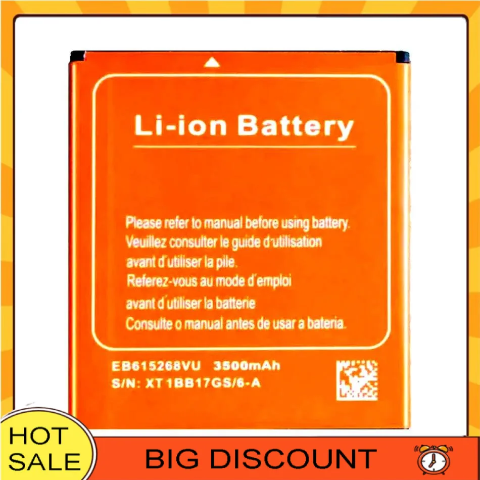 Mobile Phone Battery 3500mAh Good Low-Temperature Performance MTK6592 Fast Charging For Ulefone U7 U69
Mobile Phone Battery 3500mAh Good Low-Temperature Performance MTK6592 Fast Charging For Ulefone U7 U69