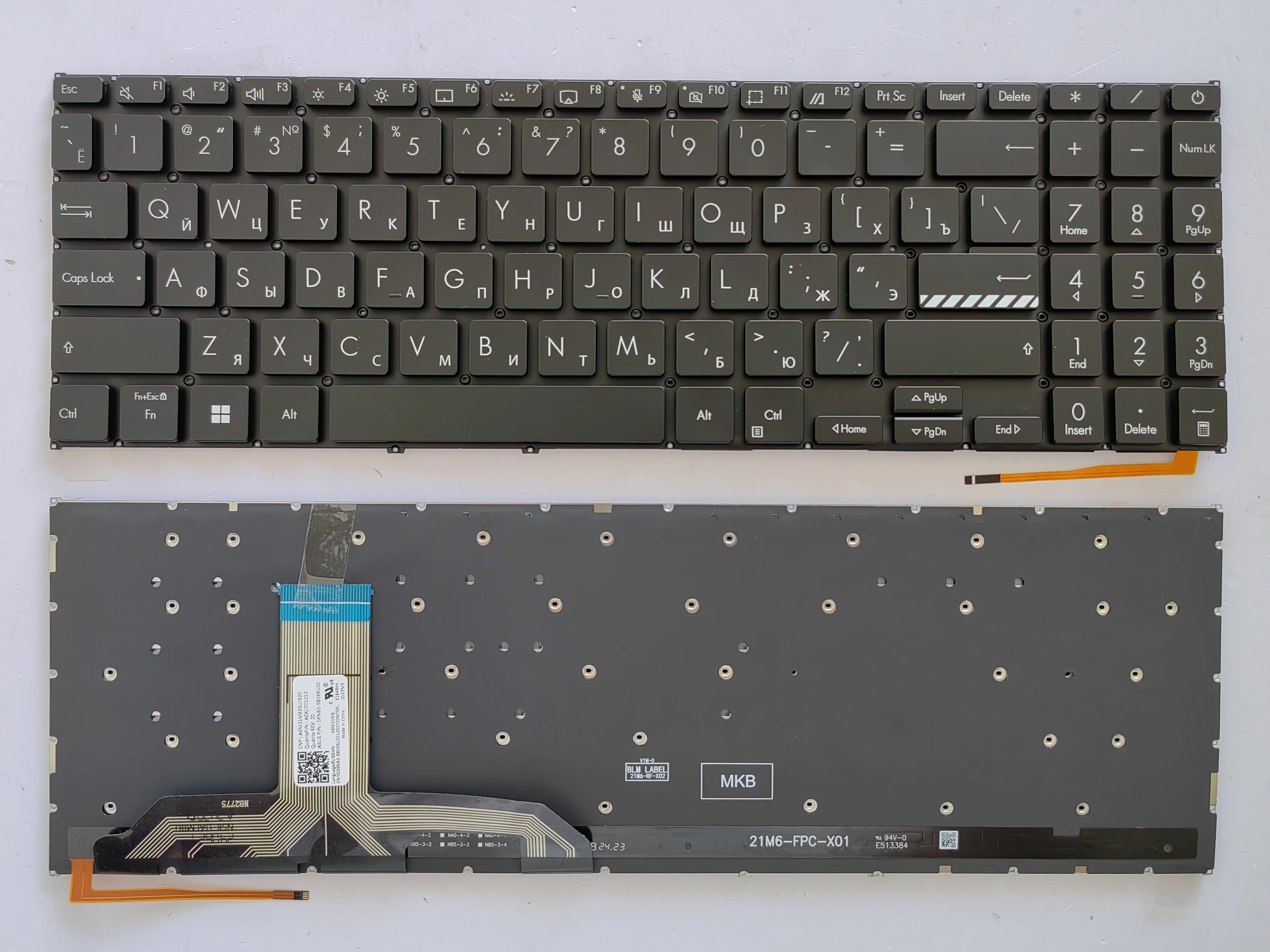 RU Layout for Asus Vivobook X1504VA X1503 X1502ZA X1503ZA X1504 X1502 Laptop Keyboard
RU Layout for Asus Vivobook X1504VA X1503 X1502ZA X1503ZA X1504 X1502 Laptop Keyboard