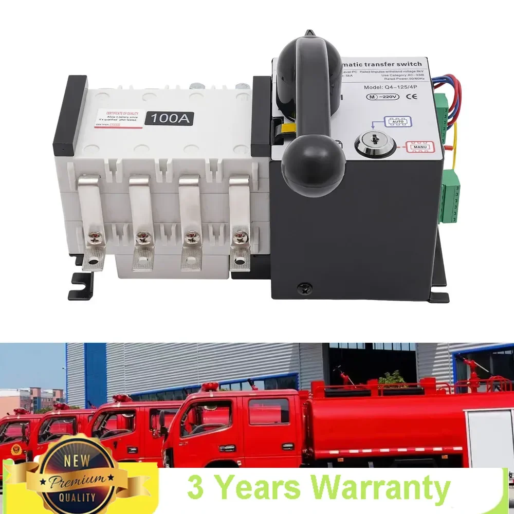 Автоматический переключатель питания Bymaocar 110/230В 500В, 100А, для коммерческого или промышленного использования, с возможностью переключения между двумя источниками питания (генератор/другой источник).
Автоматический переключатель питания Bymaocar 110/230В 500В, 100А, для коммерческого или промышленного использования, с возможностью переключения между двумя источниками питания (генератор/другой источник).