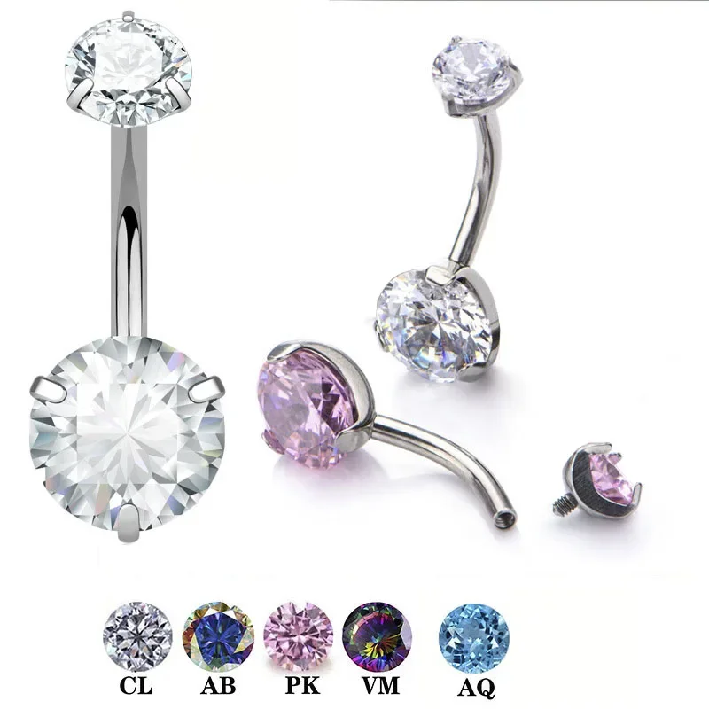 G23 Titanium Cz Stone Navel Earring Curves Belly Button Ring Body Earlobe Pendant Sexy Belly Dance Piercing Jewellery Unisex
G23 Titanium Cz Stone Navel Earring Curves Belly Button Ring Body Earlobe Pendant Sexy Belly Dance Piercing Jewellery Unisex