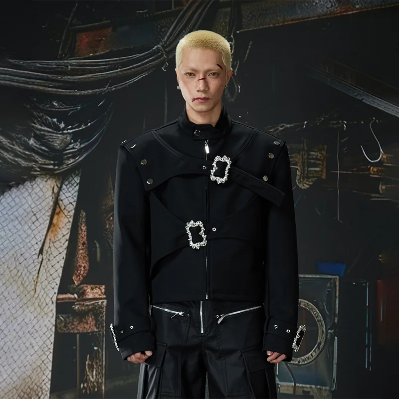MWJLPWQ Men's High-End Niche Deconstructed Belt Short Leather Jacket New Dark Streetwear Male Elegant Slimming Spring Tops 13980
MWJLPWQ Men's High-End Niche Deconstructed Belt Short Leather Jacket New Dark Streetwear Male Elegant Slimming Spring Tops 13980