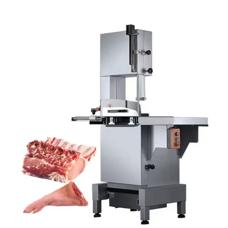 New Commercial Bone Saw Machine for Frozen Meat Cutting Automatic Stainless Steel Body High Efficiency Motor 30-300kg/h Capacity
New Commercial Bone Saw Machine for Frozen Meat Cutting Automatic Stainless Steel Body High Efficiency Motor 30-300kg/h Capacity